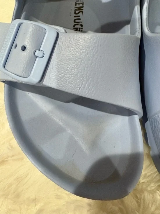 Birkenstock Light Blue Arizona EVA Slip-On Sandals - Picture 4 of 7